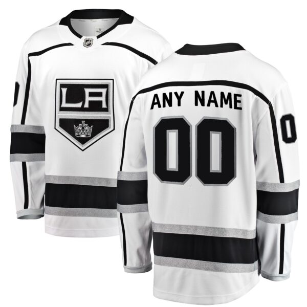 Los Angeles Kings Fanatics Away Breakaway Custom Jersey - White