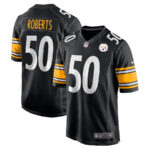 Elandon Roberts 50 Pittsburgh Steelers Men Game Jersey - Black