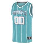 Charlotte Hornets Fanatics Fast Break Replica Custom Jersey - Icon Edition - Teal