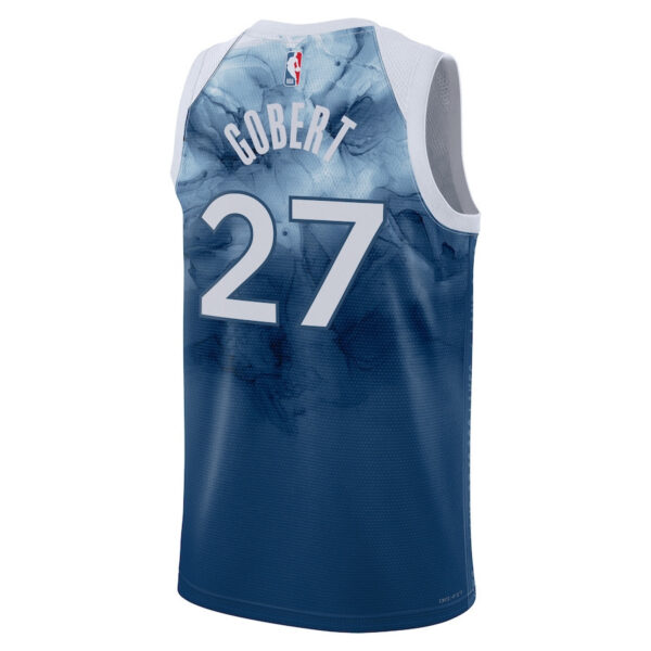 Rudy Gobert 27 Minnesota Timberwolves 2023/24 City Edition Swingman Jersey - Blue