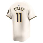 Rowdy Tellez 11 Milwaukee Brewers Home Limited Player Men Jersey - Cream