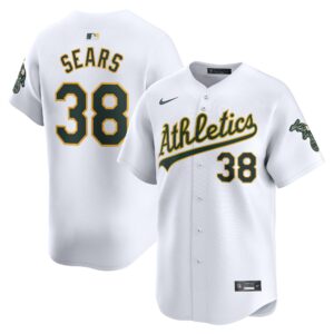 JP Sears Oakland Athletics  Home Limited Player Jersey - White