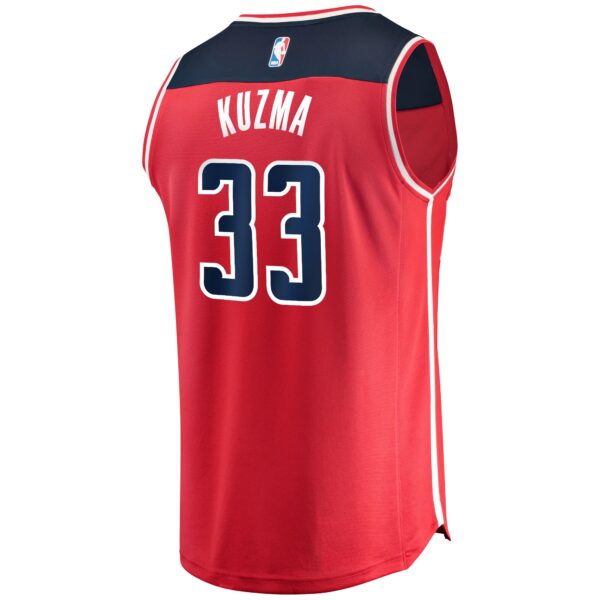 Kyle Kuzma Washington Wizards Fanatics Youth 2021/22 Fast Break Replica Jersey - Icon Edition - Red