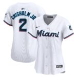 Jazz Chisholm Jr. Miami Marlins  Women's Home Limited Player Jersey - White