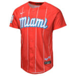Jazz Chisholm Jr. 2 Miami Marlins City Connect Limited YOUTH Jersey - Red