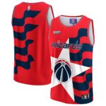 Washington Wizards NBA & KidSuper Studios by Fanatics Unisex Hometown Jersey - Red