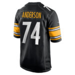 Spencer Anderson 74 Pittsburgh Steelers Game Jersey - Black