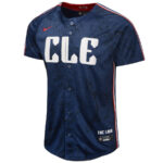 Andres Gimenez 0 Cleveland Guardians 2024 City Connect Limited YOUTH Jersey - Navy
