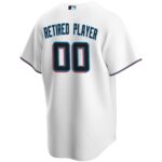 Miami Marlins  Home Pick-A-Player Retired Roster Replica Jersey - White