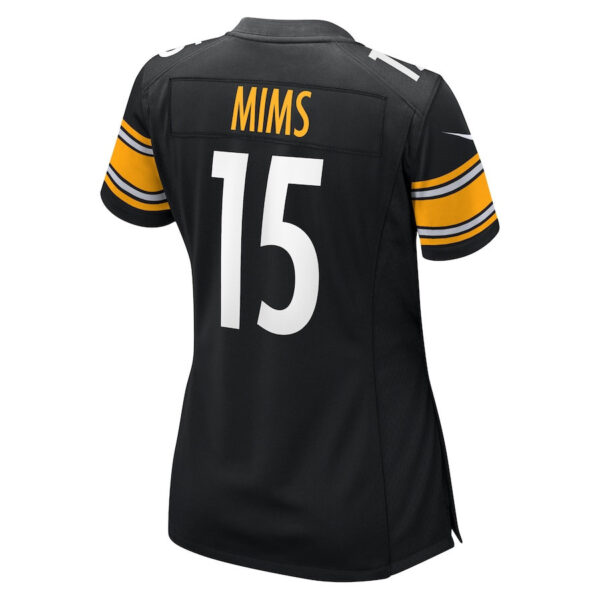 Denzel Mims 15 Pittsburgh Steelers Game Women Jersey - Black