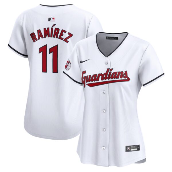 Jose Ramirez Cleveland Guardians  Women's Home Limited Player Jersey - White