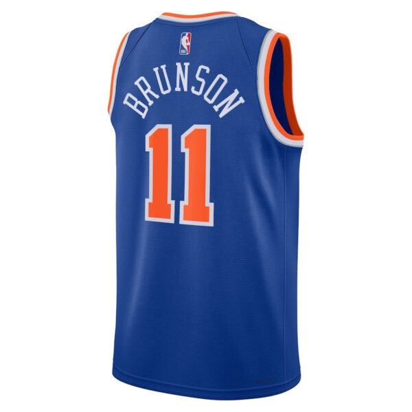 Jalen Brunson 11 New York Knicks Unisex Swingman Jersey - Icon Edition - Blue