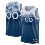 Minnesota Timberwolves 2023/24 City Edition Swingman Custom Jersey - Blue