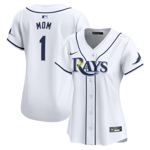 Tampa Bay Rays  Women's #1 Mom Home Limited Jersey - White
