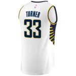 Myles Turner Indiana Pacers Fanatics Fast Break Replica Jersey - Association Edition - White