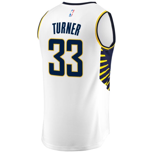 Myles Turner Indiana Pacers Fanatics Fast Break Replica Jersey - Association Edition - White