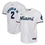 Jazz Chisholm Miami Marlins  Youth Home Limited Player Jersey - White