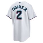 Jazz Chisholm Jr. Miami Marlins  Home Replica Player Jersey - White
