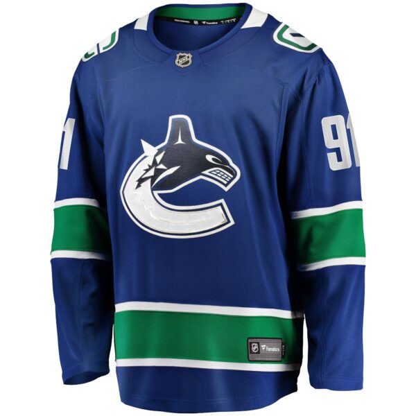 Nikita Zadorov Vancouver Canucks Fanatics Home Premier Breakaway Player Jersey - Blue