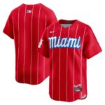 Miami Marlins  City Connect Limited Jersey - Red