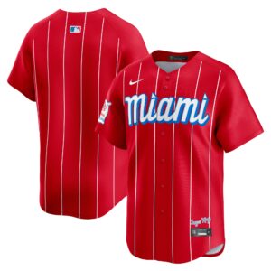Miami Marlins  City Connect Limited Jersey - Red