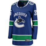 Thatcher Demko Vancouver Canucks Fanatics Women's Home Breakaway Player Jersey - Blue