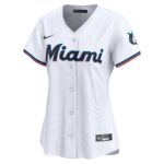 Miami Marlins  Women's 2024 Jackie Robinson Day Home Limited Jerseyu00c2u00a0u00e2u20acu201c White