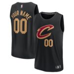 Cleveland Cavaliers Fanatics Fast Break Custom Jersey - Black - Statement Edition
