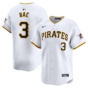 Ji-Hwan Bae Pittsburgh Pirates  Home Limited Player Jersey - White