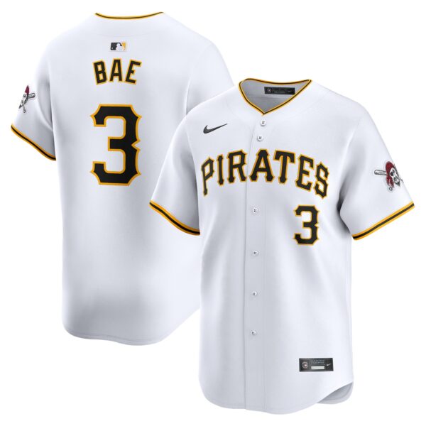Ji-Hwan Bae Pittsburgh Pirates  Home Limited Player Jersey - White