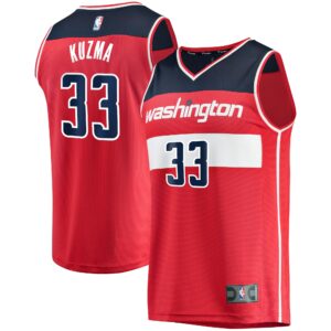 Kyle Kuzma Washington Wizards Fanatics Fast Break Replica Jersey - Icon Edition - Red