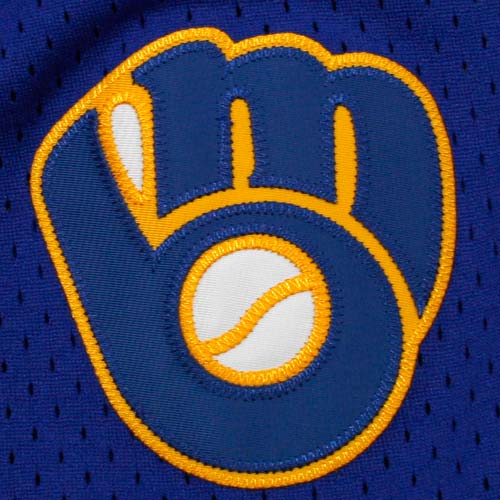 Robin Yount Milwaukee Brewers Mitchell & Ness Cooperstown Mesh Batting Practice Jersey - Royal