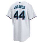 Jesu00c3u00bas Luzardo Miami Marlins  Home  Replica Player Jersey - White