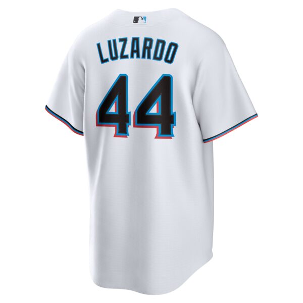 Jesu00c3u00bas Luzardo Miami Marlins  Home  Replica Player Jersey - White