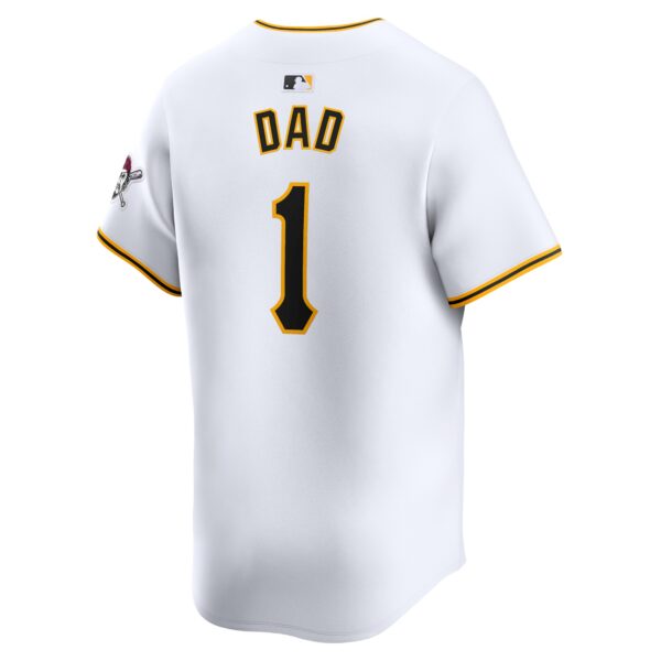 Pittsburgh Pirates  #1 Dad Home Limited Jersey - White