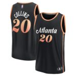 John Collins Atlanta Hawks Fanatics Youth Fastbreak Jersey - City Edition - Black