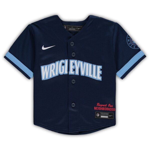Chicago Cubs  Infant MLB City Connect Replica Jersey - Navy