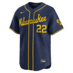 Christian Yelich Milwaukee Brewers  Alternate Limited Player Jerseyu00c2u00a0u00e2u20acu201c Navy