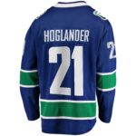 Nils Hoglander Vancouver Canucks Fanatics Home Premier Breakaway Player Jersey - Blue