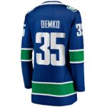 Thatcher Demko Vancouver Canucks Fanatics Women's Home Breakaway Jersey - Blue