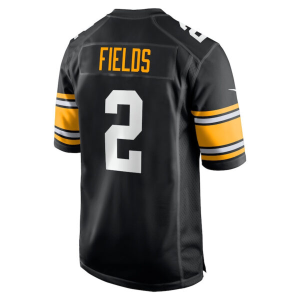 Justin Fields 2 Pittsburgh Steelers Alternate Game Men Jersey - Black