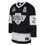 Luc Robitaille Los Angeles Kings Mitchell & Ness Youth 1992 Blue Line Player Jersey - Black