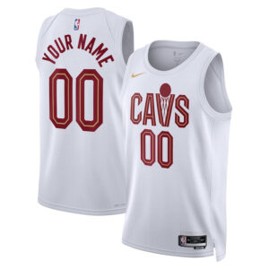 Cleveland Cavaliers 2023/24 Association Swingman Custom Men Jersey - White