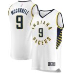T.J. McConnell Indiana Pacers Fanatics Fast Break Player Replica Jersey - Association Edition - White