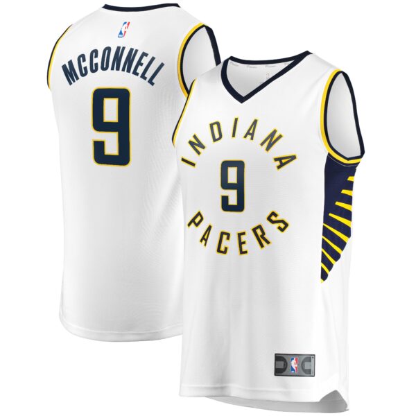 T.J. McConnell Indiana Pacers Fanatics Fast Break Player Replica Jersey - Association Edition - White