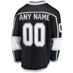 Los Angeles Kings Fanatics Home Breakaway Custom Jersey - Black