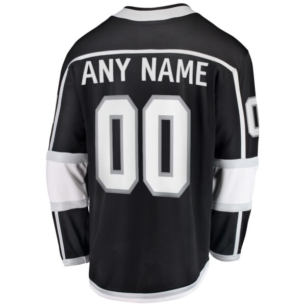 Los Angeles Kings Fanatics Home Breakaway Custom Jersey - Black