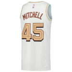 Donovan Mitchell 45 Cleveland Cavaliers Swingman Men Jersey - City Edition - White