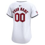 Cleveland Guardians  Women's Home Limited Custom Jersey - White