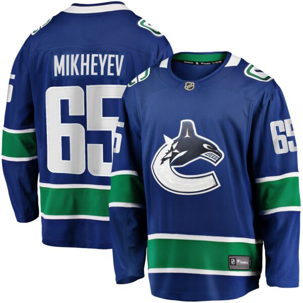 Ilya Mikheyev Vancouver Canucks Fanatics Home Breakaway Jersey - Blue